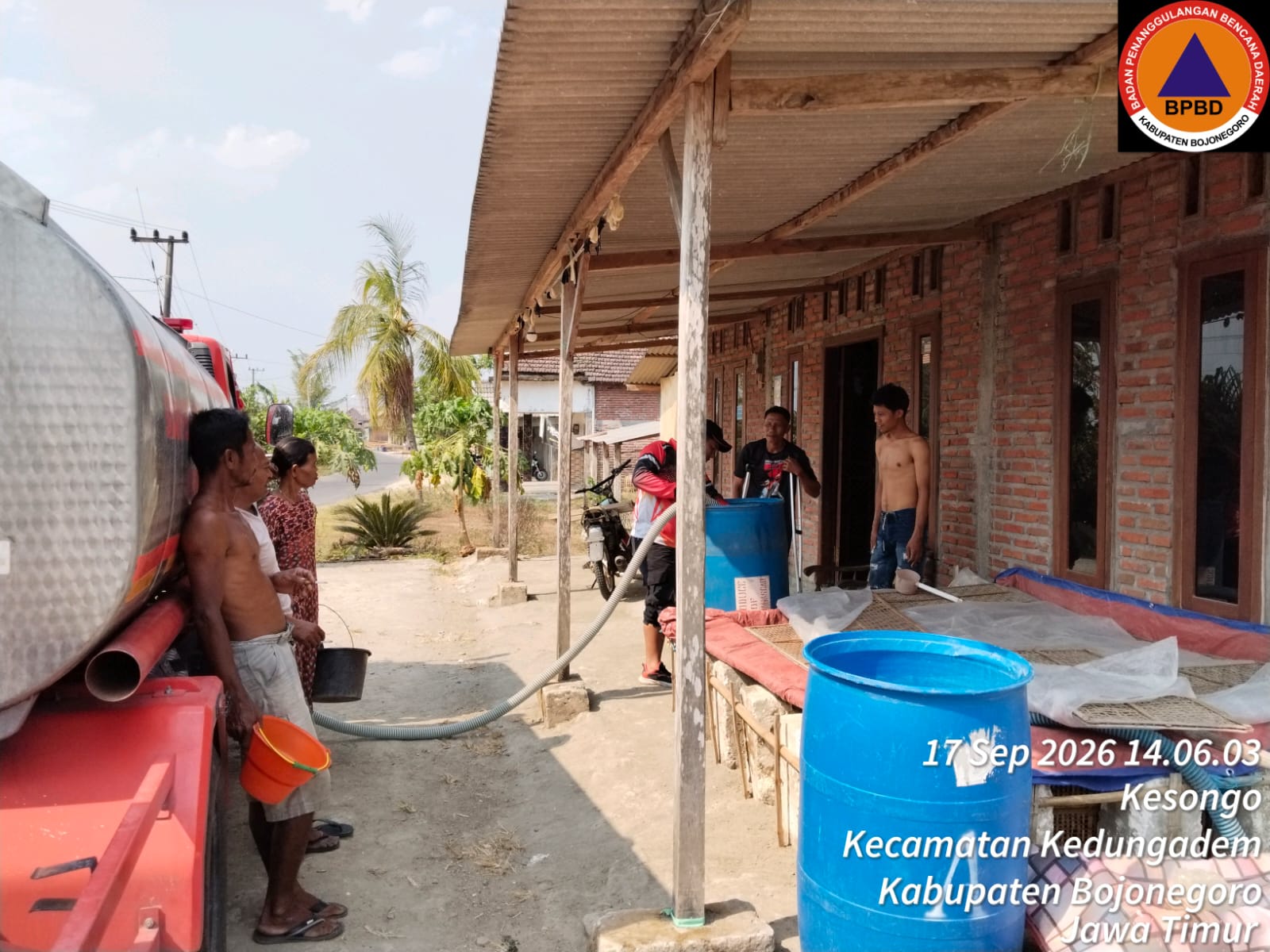 Penanganan Kekeringan di Desa Kesongo Kedungadem