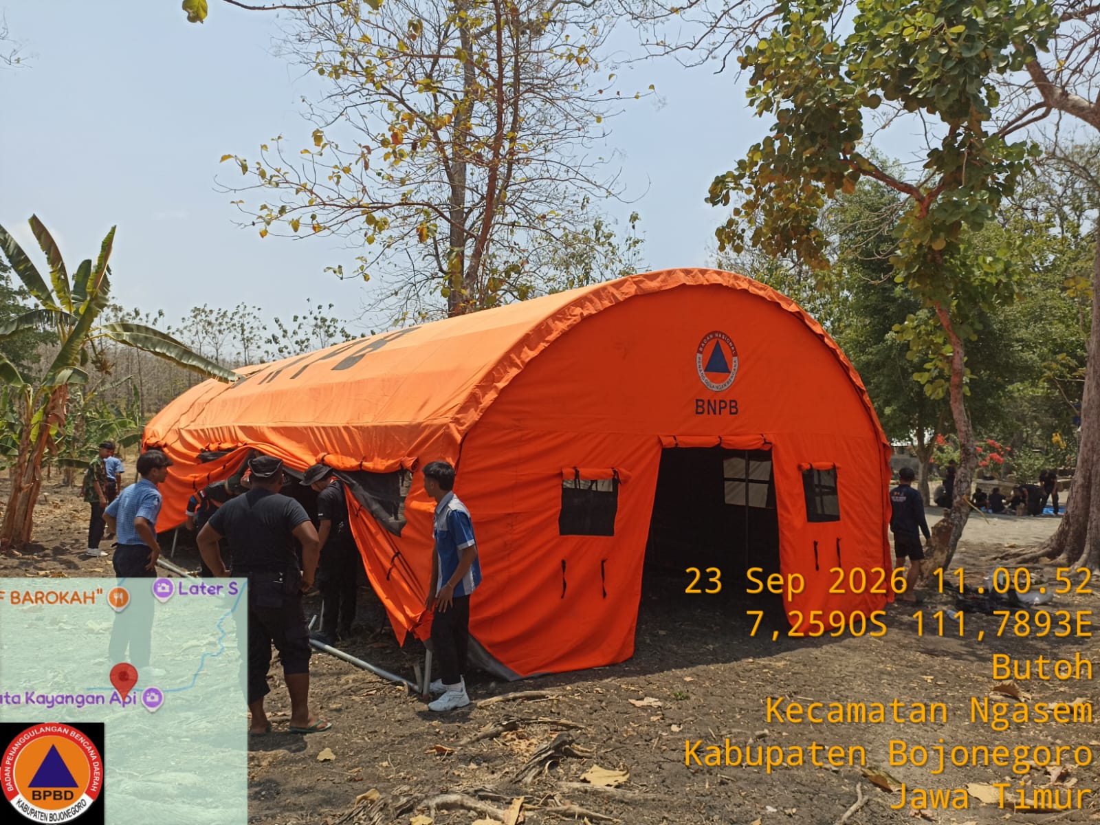 23 Sept 2026- Pendirian Tenda