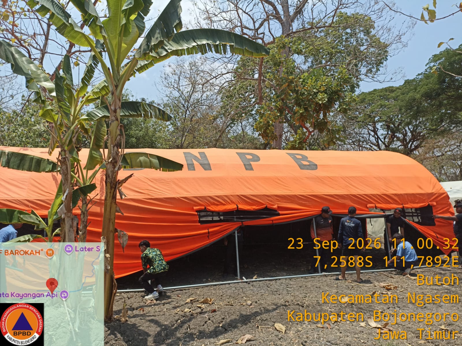 23 Sept 2026- Pendirian Tenda