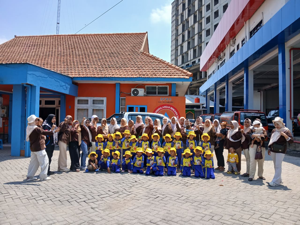 Kunjungan TK DWP Tunas Harapan di BPBD