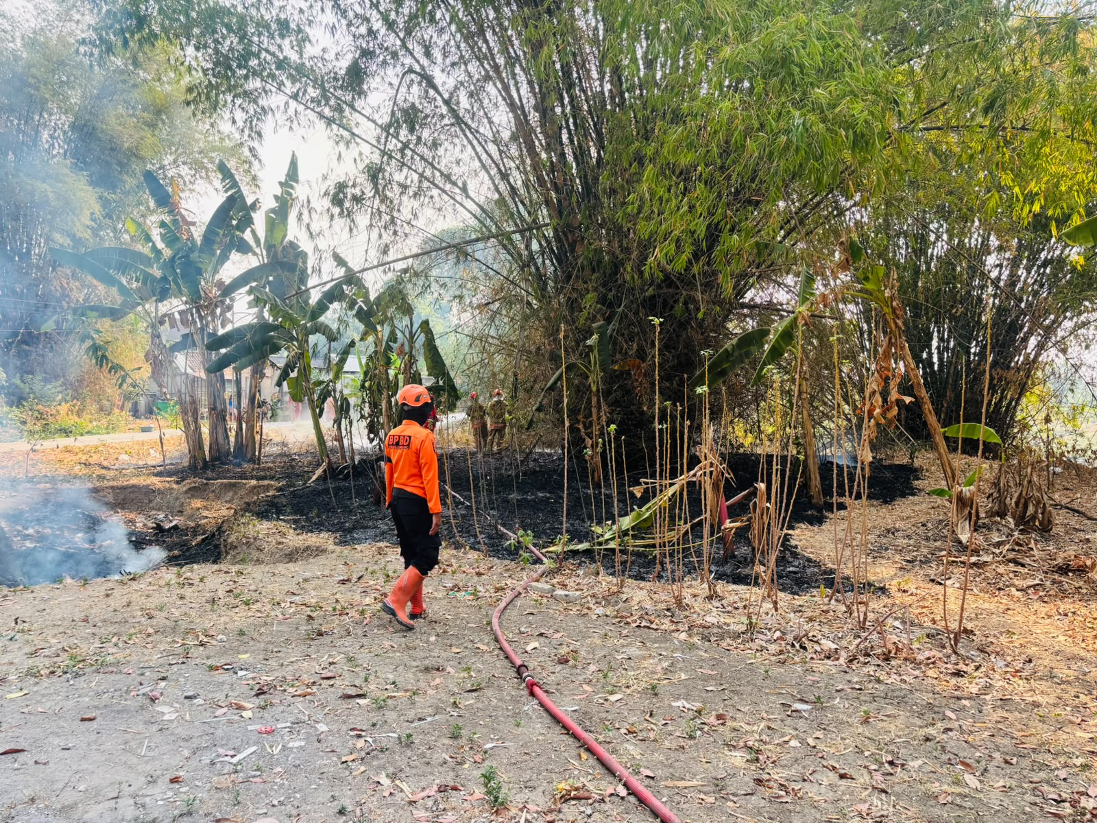 4 Okt 26- Penanganan Kebakaran Rumpun Bambu