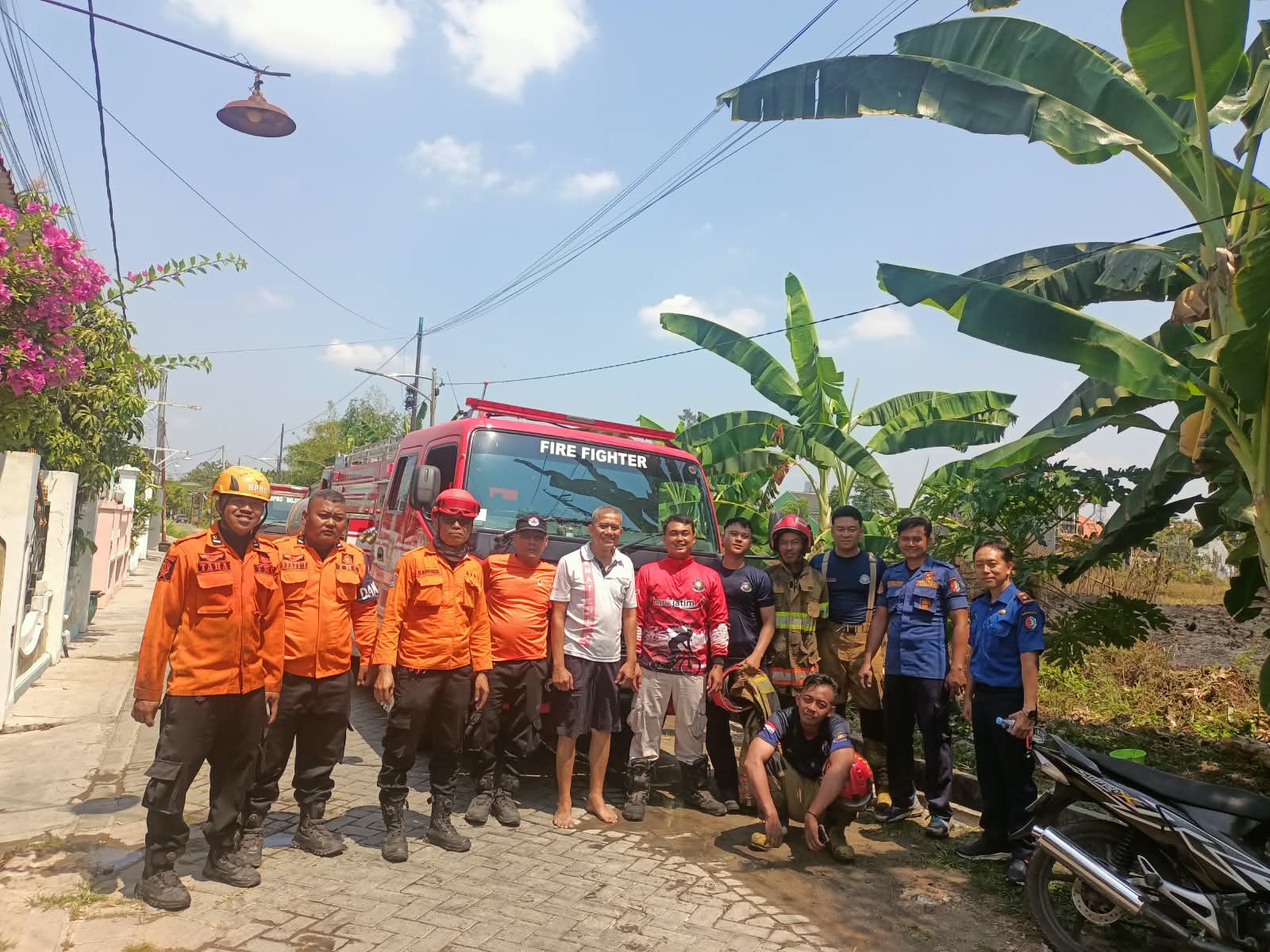 8 Okt 26- Penanganan Kebakaran Lahan di Bojonegoro